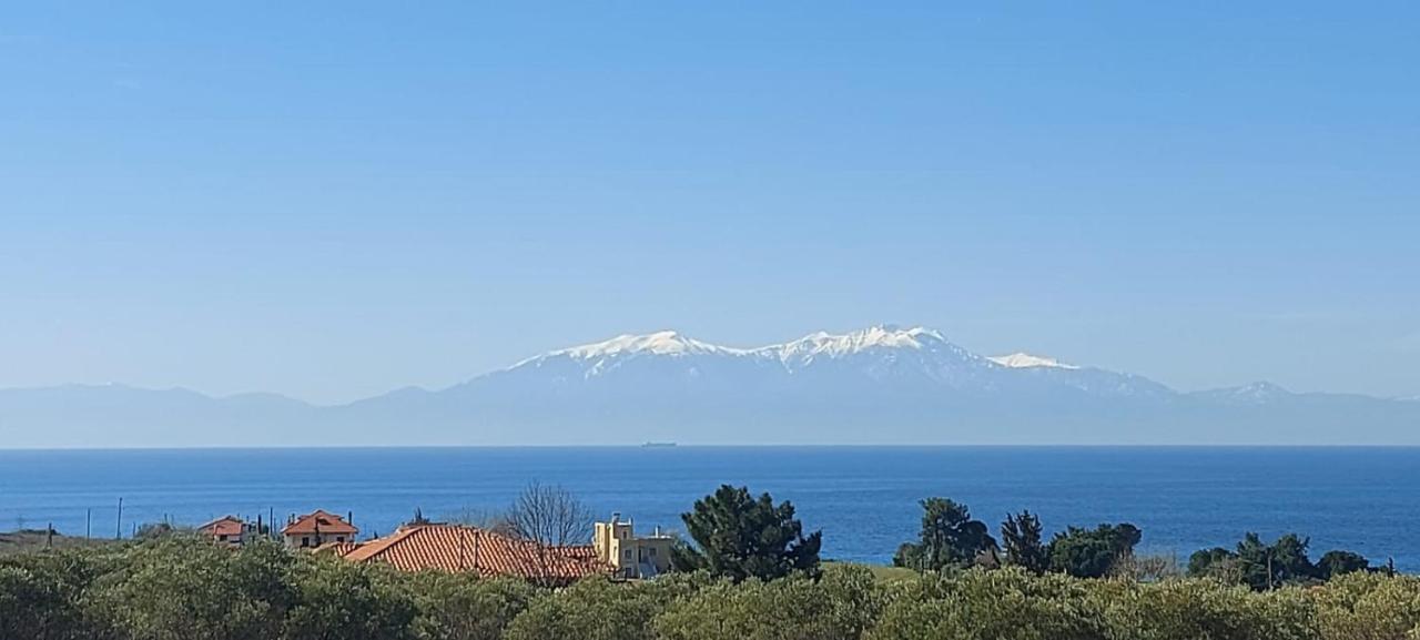 Villa Vista Mare Nea Iraklia Esterno foto