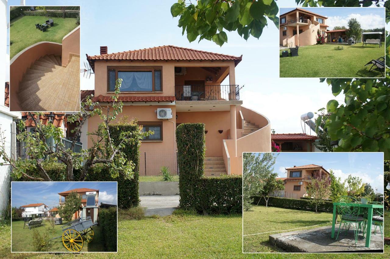 Villa Vista Mare Nea Iraklia Esterno foto